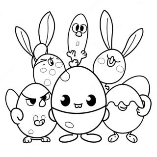 Easter Among Us Coloring Pages