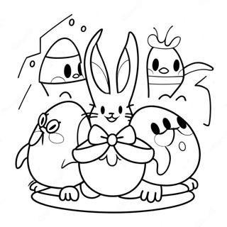 Easter Among Us Characters Coloring Page 71442-57390