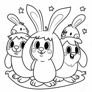 Easter Among Us Characters Coloring Page 71442-57392