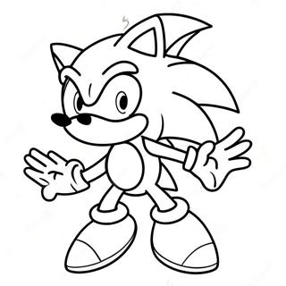 Fnf Sonic Coloring Pages