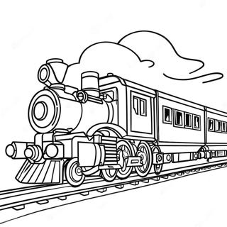 Lego Train Coloring Page 71462-57406