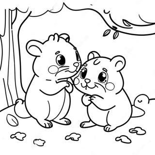 Hamster And Gretel Coloring Page 71472-57410