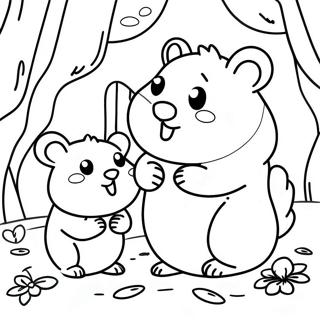 Hamster And Gretel Coloring Page 71472-57411