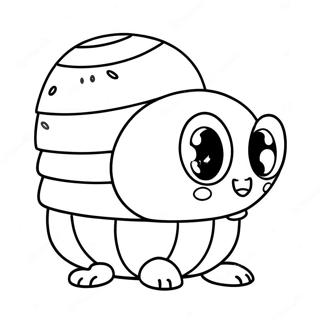 Roly Poly Character Coloring Page 71492-57430