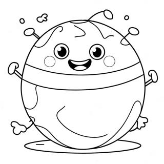 Roly Poly Character Coloring Page 71492-57431