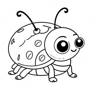 Cute Roly Poly Bug Coloring Page 71493-57438