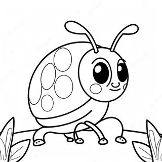 Cute Roly Poly Bug Coloring Page 71493-57440