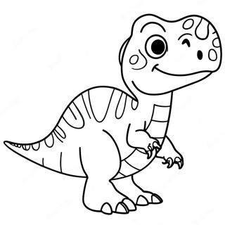 Gogo Dino Coloring Page 71502-57435