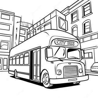 City Bus Coloring Page 71512-57448