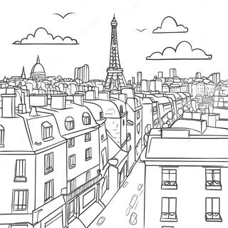 Paris Coloring Pages