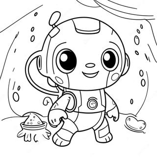 Adventurous Vegimal Octonauts Coloring Page 71523-57457