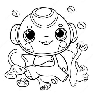 Adventurous Vegimal Octonauts Coloring Page 71523-57458