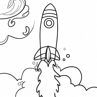 Falcon 9 Rocket Launching Coloring Page 71533-57462