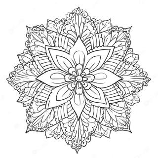 Colorful Starburst Pattern Coloring Page 71543-57472