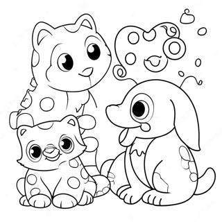 Dot To Dot Animal Friends Coloring Page 71552-57483