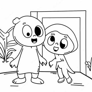 The Ghost And Molly Mcgee Coloring Page 71562-57487