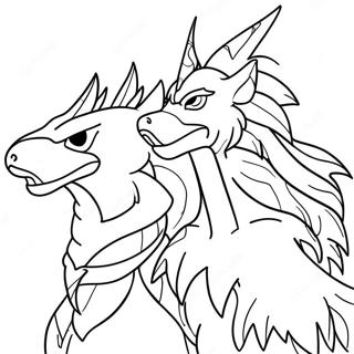 Zacian And Zamazenta Coloring Page 71582-57504