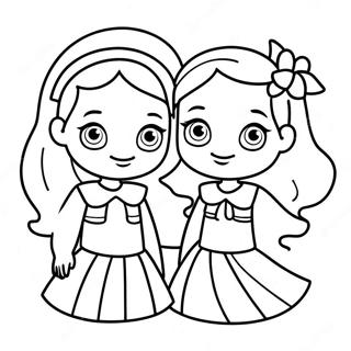 Sisters Lol Coloring Pages