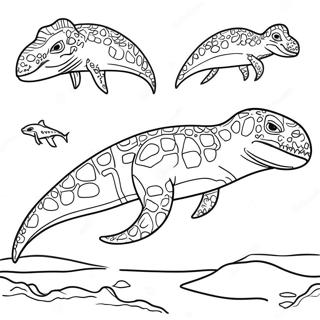 Mosasaurus Coloring Page 7161-5880