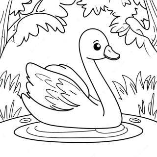 Swan Lake Coloring Pages