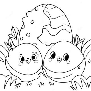 Cute Lol Easter Eggs Coloring Page 71653-57557