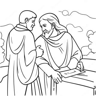 Acts 3 Coloring Pages