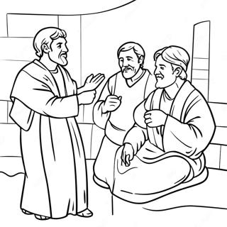 Acts 3 Miracle Healing Coloring Page 71672-57571