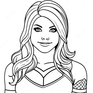 Alexa Bliss Coloring Pages