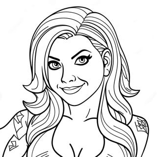 Alexa Bliss Coloring Page 71702-57594