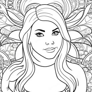 Alexa Bliss Coloring Page 71702-57596