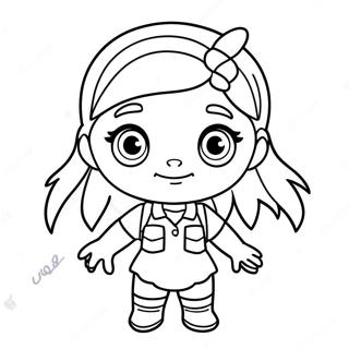 Adventurous Abby Hatcher Coloring Page 7172-5888