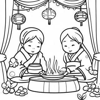 Hinamatsuri Festival Coloring Page 71742-57627