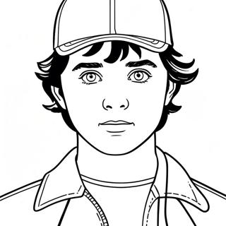 Stranger Things Steve Coloring Pages