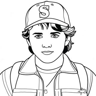 Stranger Things Steve Coloring Page 71762-57642