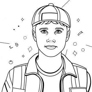 Cool Steve From Stranger Things Coloring Page 71763-57647