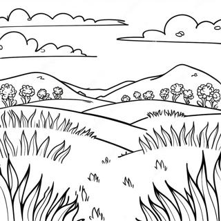 Grassland Coloring Page 71772-57651