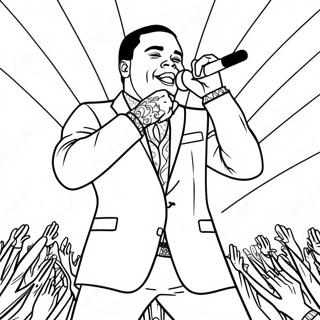 Kevin Gates Coloring Pages