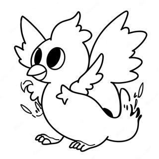 Moltres Coloring Page 71792-57668