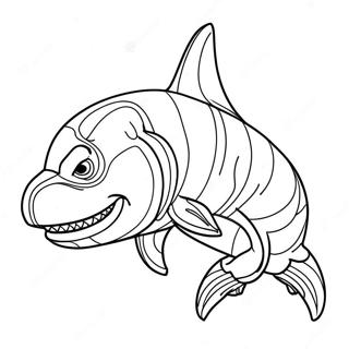 King Shark Coloring Page 71802-57674