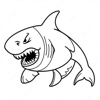 King Shark Coloring Page 71802-57675