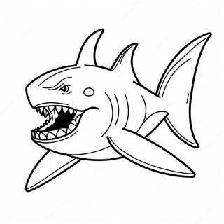 Fierce King Shark Coloring Page 71803-57678