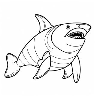 Fierce King Shark Coloring Page 71803-57679