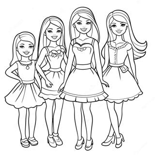 Barbie And Her Sisters Coloring Page 71812-57684