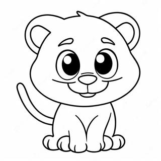 Talking Tom Coloring Pages