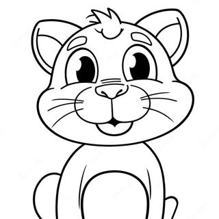 Talking Tom Coloring Page 7181-5890