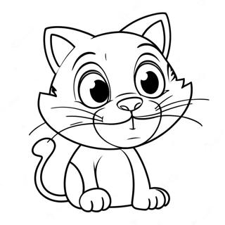 Talking Tom Coloring Page 7181-5891