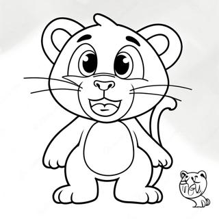 Talking Tom Coloring Page 7181-5892