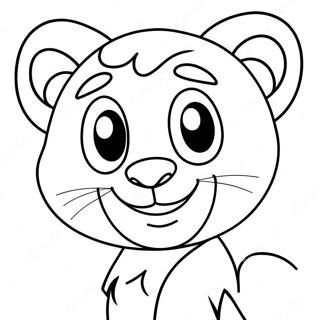 Adventurous Talking Tom Coloring Page 7182-5893