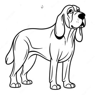 Bloodhound Coloring Page 71842-57706