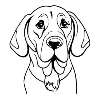 Bloodhound Coloring Page 71842-57708